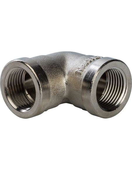 Угольник никелированный STOUT 3/8" ВР