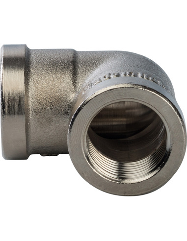 Угольник никелированный STOUT 3/8" ВР