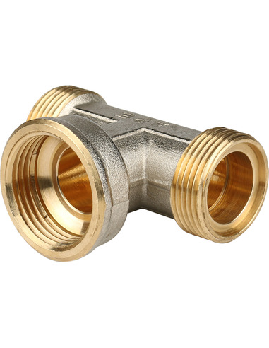 Тройник переходной STOUT 20x3/4"х20 ВР для металлопластиковых труб обжим