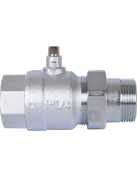 Кран шаровой STOUT 2-ходовой зональный 1 1/4" со сгоном