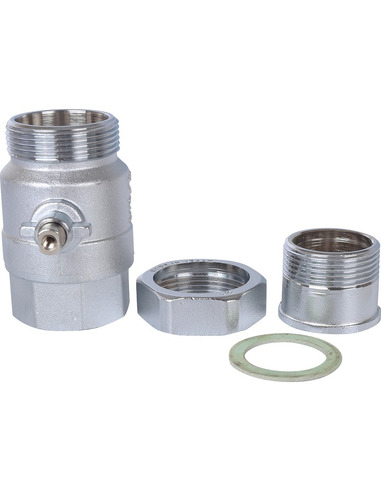 Кран шаровой STOUT 2-ходовой зональный 1 1/4" со сгоном