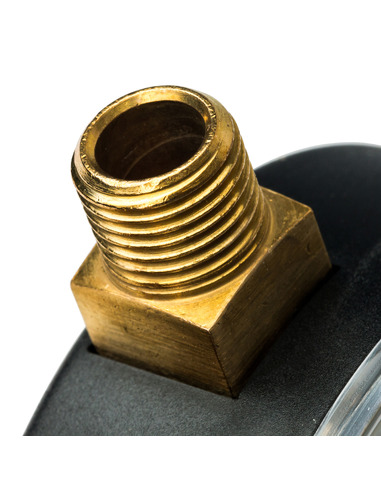 Термоманометр STOUT 80 мм, 0-120ºС, 0-4 бар радиальный