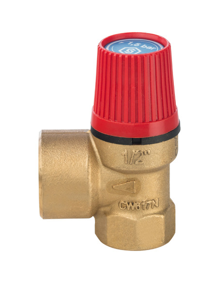 Клапан предохранительный STOUT 1/2"х3/4" 1,5 бар