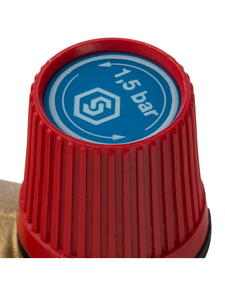 Клапан предохранительный STOUT 1/2"х3/4" 1,5 бар