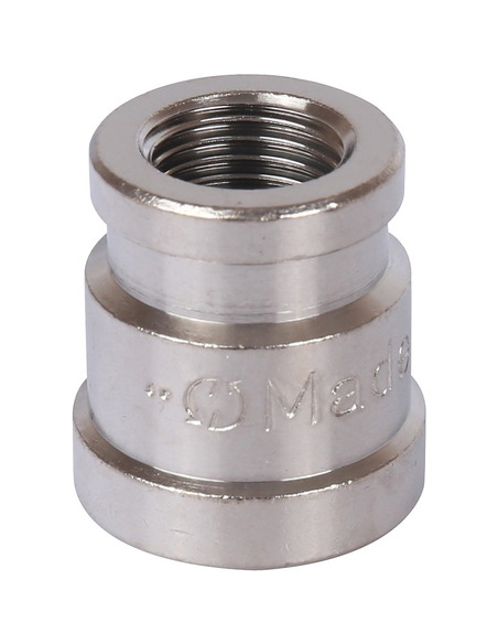 Муфта переходная никелированная STOUT 3/8"х1/4" ВР