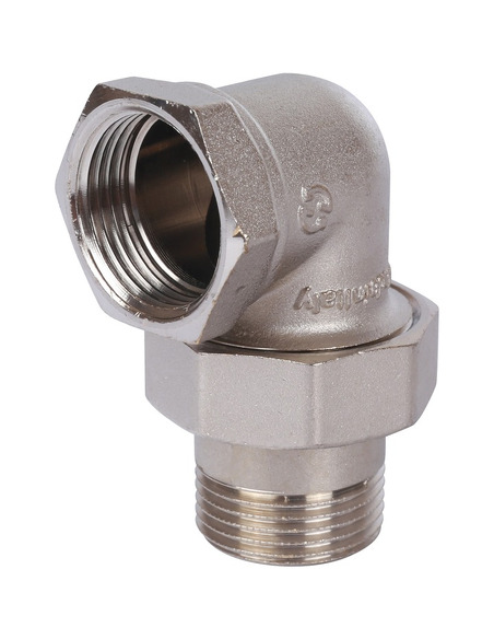 Разъемное соединение "американка" никелированное STOUT 1" ВР-НР угловое (o-ring) Разъемное соединение "американка" никелированное STOUT 1" ВР-НР угловое (o-ring)