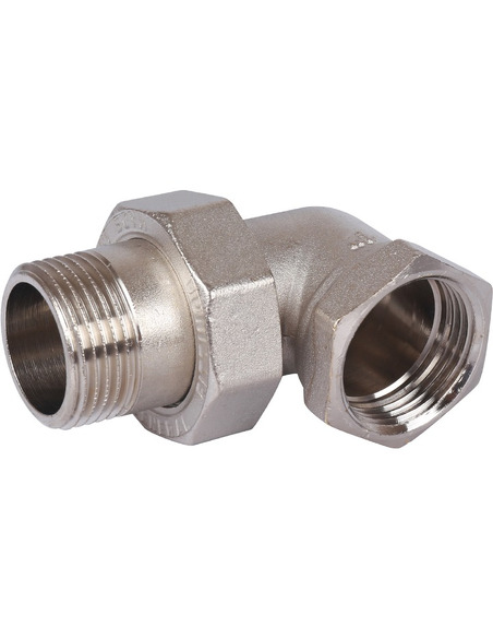 Разъемное соединение "американка" никелированное STOUT 1" ВР-НР угловое (o-ring) Разъемное соединение "американка" никелированное STOUT 1" ВР-НР угловое (o-ring)