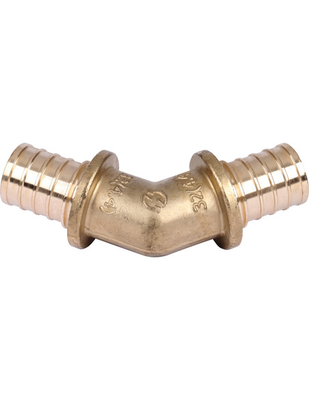 Угольник STOUT 32х45° для труб из сшитого полиэтилена