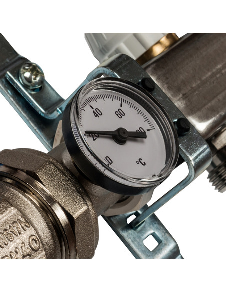 Коллектор STOUT из нержавеющей стали в сборе без расходомеров 9 вых.