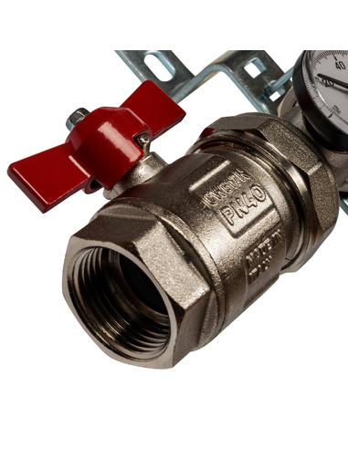 Коллектор STOUT из нержавеющей стали в сборе без расходомеров 9 вых.