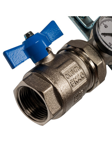 Коллектор STOUT из нержавеющей стали в сборе без расходомеров 9 вых.