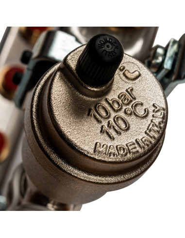 Коллектор STOUT из нержавеющей стали в сборе без расходомеров 9 вых.