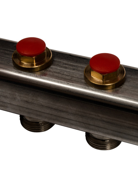 Коллектор STOUT из нержавеющей стали в сборе без расходомеров 9 вых.