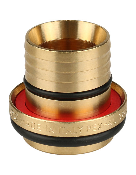 Тройник переходной STOUT 32x1"х32 НР для металлопластиковых труб обжим