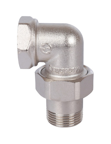 Разъемное соединение "американка" никелированное STOUT 3/4" ВР-НР угловое (o-ring)