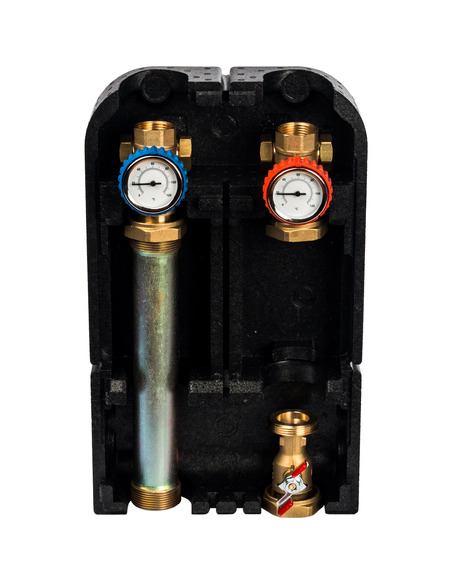 Насосная группа STOUT с прямым контуром 1" без насоса