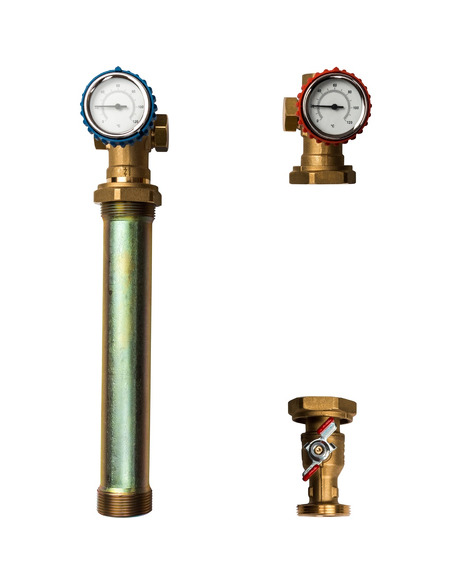 Насосная группа STOUT с прямым контуром 1" без насоса