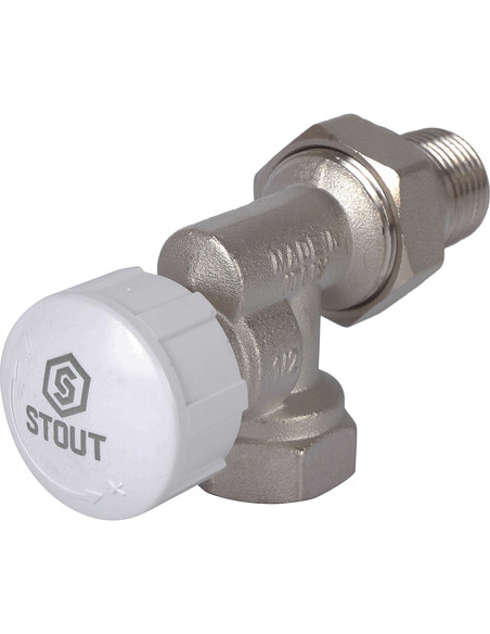 Клапан термостатический STOUT 1/2" осевой