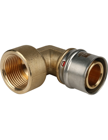 Угольник STOUT 32x1" ВР для металлопластиковых труб пресс