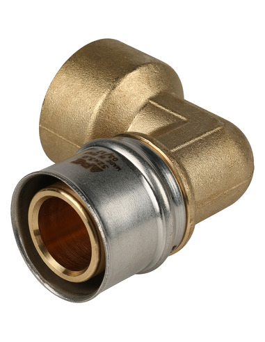 Угольник STOUT 32x1" ВР для металлопластиковых труб пресс