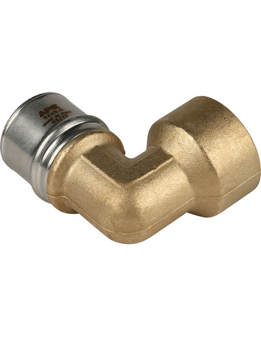 Угольник STOUT 32x1" ВР для металлопластиковых труб пресс