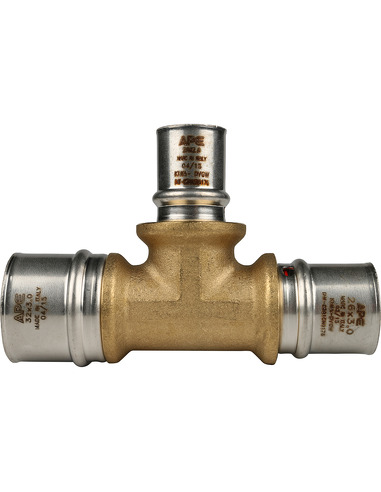 Тройник переходной STOUT 32x20x26 для металлопластиковых труб пресс