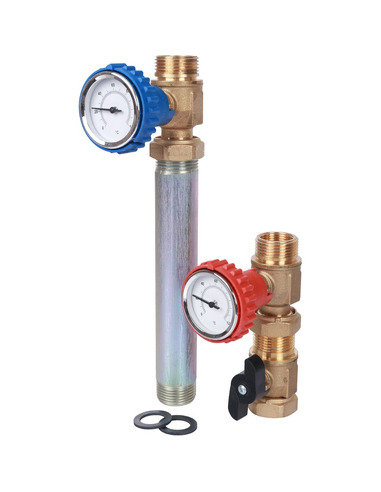 Насосная группа STOUT с прямым контуром 3/4" без насоса