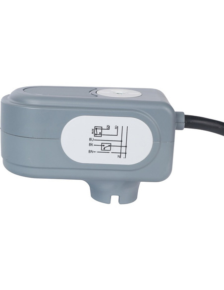 Сервопривод STOUT для шаровых зональных клапанов, ход 90°, 40 сек., 24V, 5 полюсов