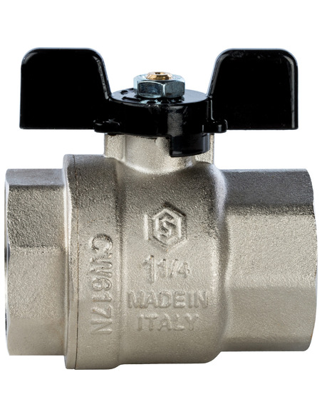 Кран шаровой STOUT полнопроходной 1 1/4" ВР-ВР (бабочка) Кран шаровой STOUT полнопроходной 1 1/4" ВР-ВР (бабочка)