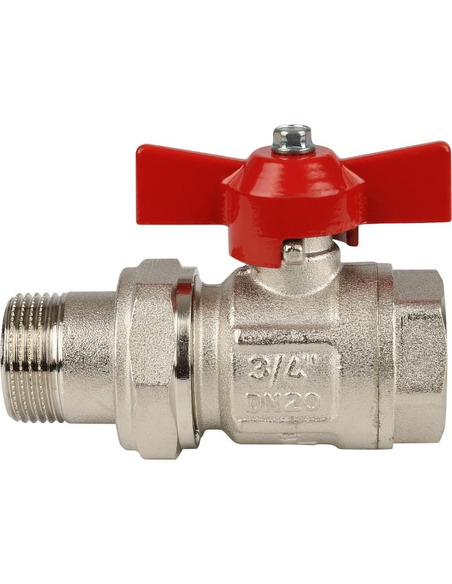 Кран шаровой ITAP IDEAL 098 3/4" со сгоном (бабочка)