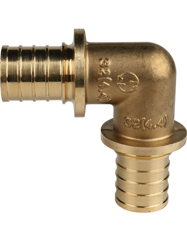 Угольник STOUT 32х90° для труб из сшитого полиэтилена