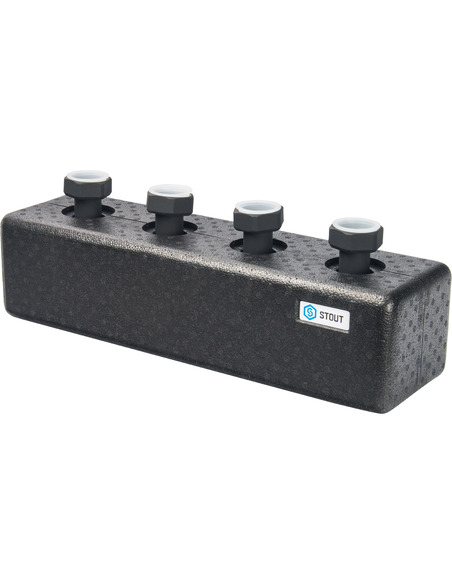 Распределительный коллектор STOUT 2 контура DN 25