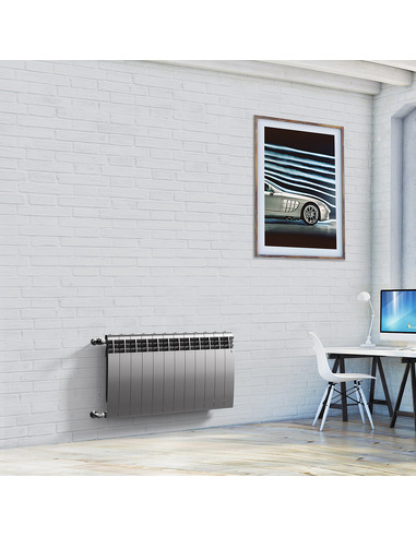 Биметаллический радиатор Royal Thermo BiLiner Silver Satin 500 х10