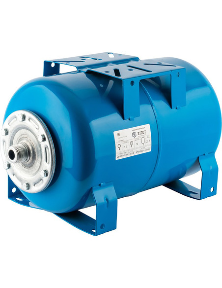 Расширительный бак STOUT STW 20, 10 бар гориз.