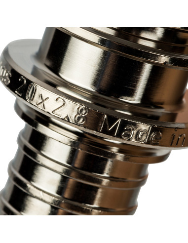 Трубка для подключения радиатора Г-образная STOUT 20/250 для труб из сшитого полиэтилена