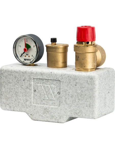 Группа безопасности котла Watts KSG 30/25M-ISO, 3bar до 200 кВт в теплоизоляции