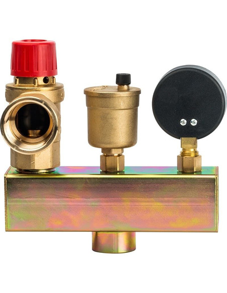 Группа безопасности котла Watts KSG 30/25M-ISO, 3bar до 200 кВт в теплоизоляции