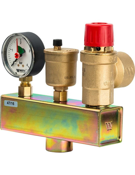 Группа безопасности котла Watts KSG 30/25M-ISO, 3bar до 200 кВт в теплоизоляции