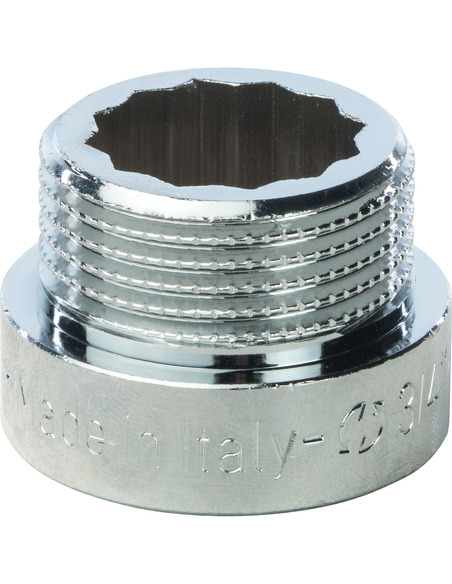 Удлинитель хромированный STOUT 3/4"х10 ВР-НР