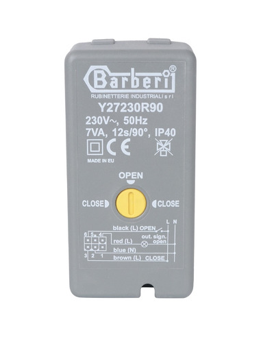 Клапан двухходовой зональный STOUT 1 1/4" НР с сервоприводом 230V, Kvs 12 (компактный)