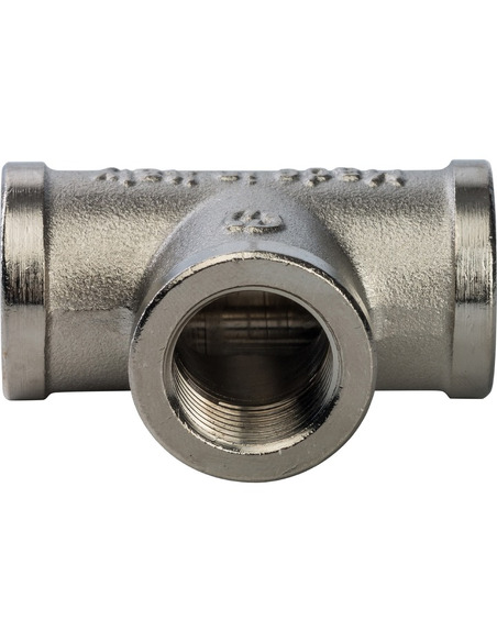 Тройник никелированный STOUT 1/4" ВР Тройник никелированный STOUT 1/4" ВР