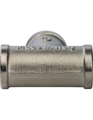 Тройник никелированный STOUT 1/4" ВР