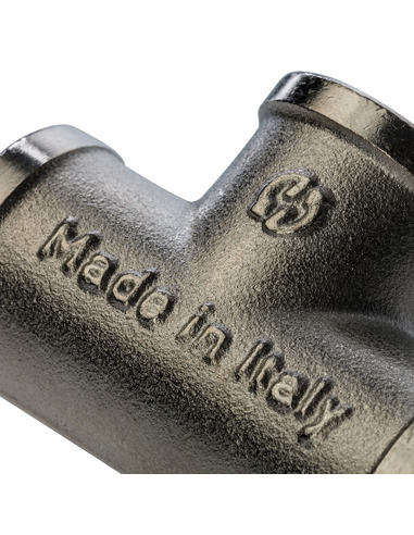 Тройник никелированный STOUT 1/4" ВР