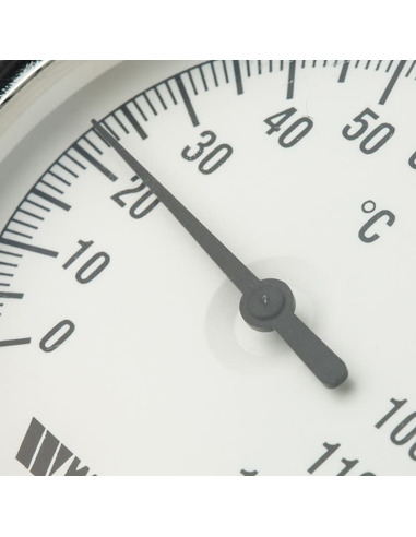 Термометр биметаллический Watts F+R801 OR 80 мм, 0-120ºС погружной, гильза 75 мм