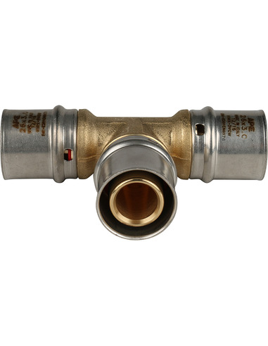 Тройник STOUT 26x26x26 для металлопластиковых труб пресс