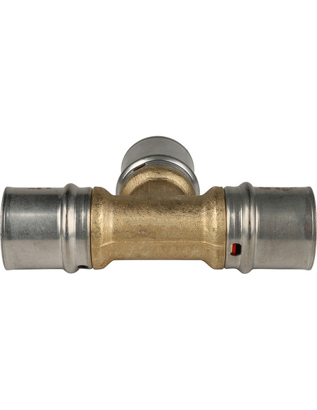 Тройник STOUT 26x26x26 для металлопластиковых труб пресс