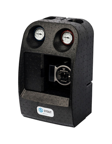 Насосная группа STOUT для твердотопливных котлов 1" с насосом