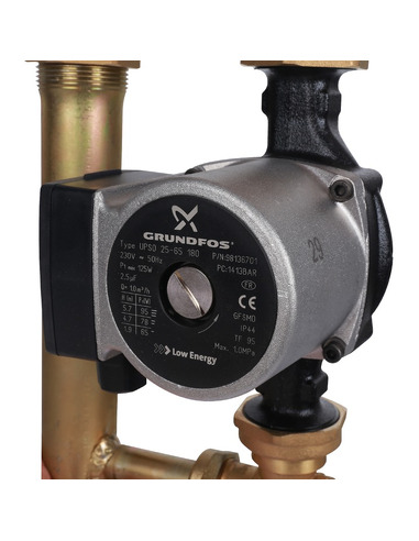 Насосная группа STOUT для твердотопливных котлов 1" с насосом