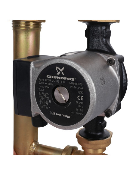 Насосная группа STOUT для твердотопливных котлов 1" с насосом