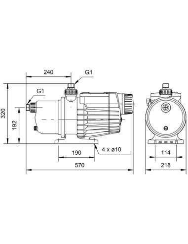 Насосная станция Grundfos MQ 3-35
